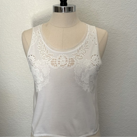 Zara Tank Top~Sm White - Picture 2 of 8